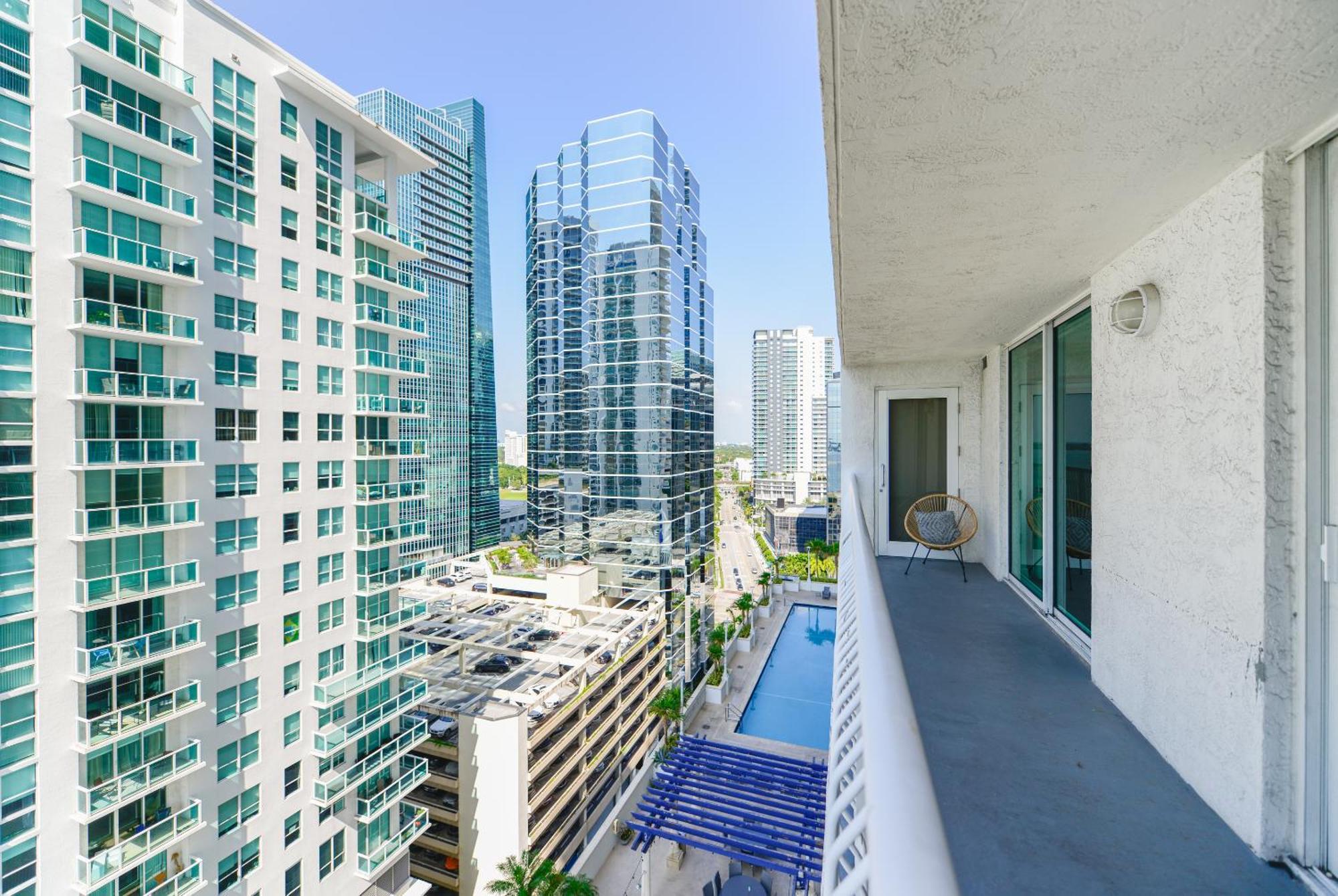 מיאמי Amazing 3 Bedroom Condo At Brickell With Pool מראה חיצוני תמונה
